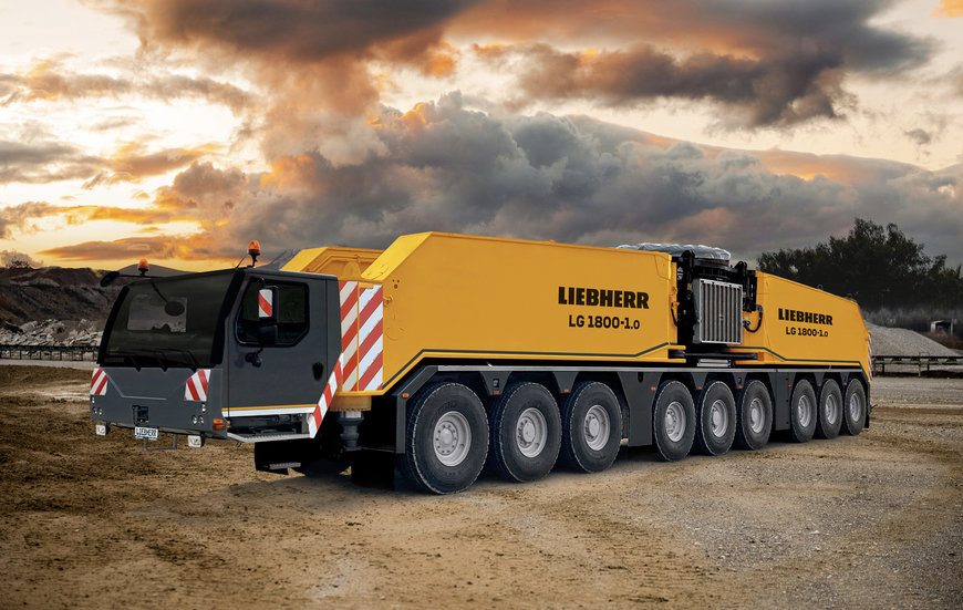 La leyenda crece: la nueva LG 1800-1.0 se incorpora a la gama de grúas con pluma de celosía de Liebherr